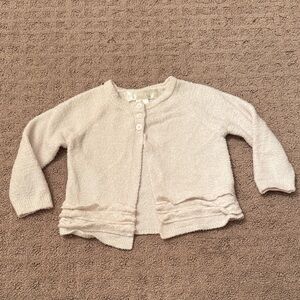 Barefoot Dreams Cream Sweater Size S (6-12M)